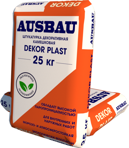 Штукатурка AUSBAU DECOR PLAST Камешковая 2,5 мм (25 кг) /56