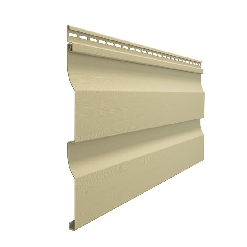 Сайдинг виниловый DÖCKE корабельный брус Крем-брюле 3050мм