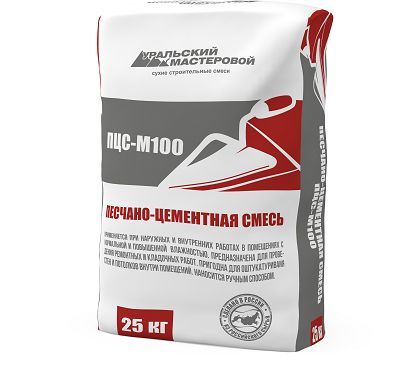 Штукатурка УРАЛЬСКИЙ МАСТЕРОВОЙ ПЦС-М100 (25 кг) /48