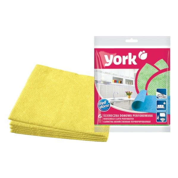 Салфетки хозяйственные 35х35 см 3 шт York