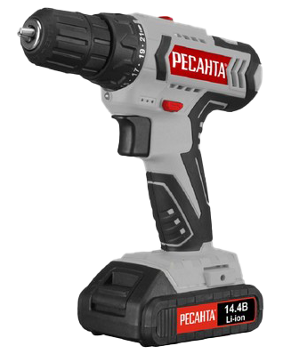 Дрель-шуруповерт аккумуляторная ДА-18-2ЛК Ресанта 