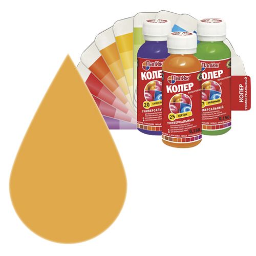 Колеровочная паста Палиж №11 - Желто - коричневый (0,1 л)