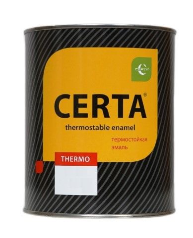 Эмаль термостойкая КО Церта Черная до 1200C (0,4 кг)