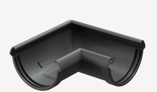 Элемент угловой Lux 90гр графит 