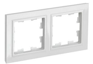 Рамка 2-м BRITE РУ-2-БрБ бел. IEK