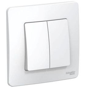 Выключатель 2-кл. СП Blanca 10А IP20 (сх. 5) 250В бел. SchE