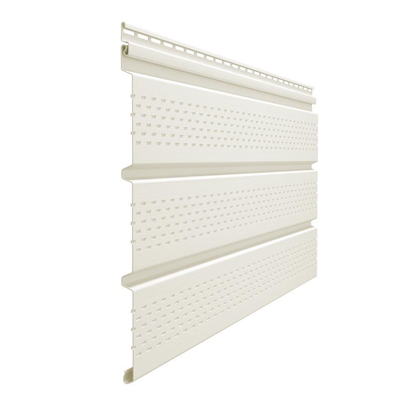 Софит DÖCKE Premium Пломбир перфорированный 3050мм