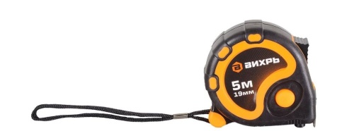 Рулетка 5 м х 19 мм Вихрь