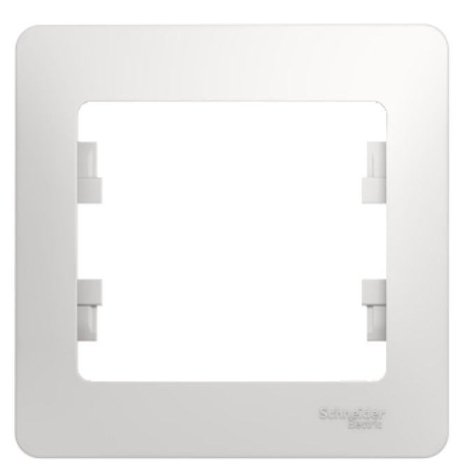 Рамка 1-м белая GLOSSA