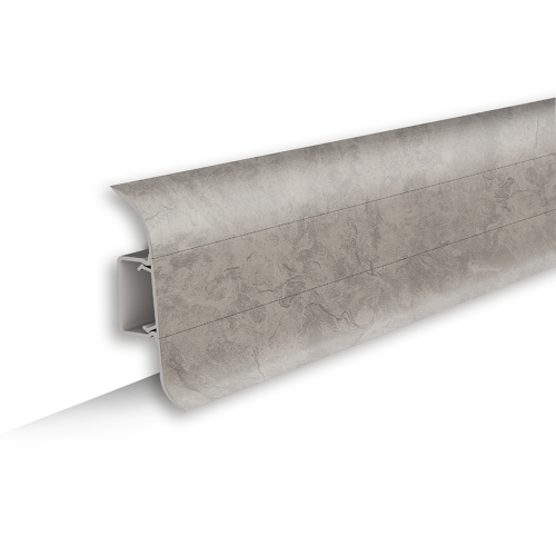 547 Плинтус Лексида 55х2200мм Лофт Светло-серый (40шт)