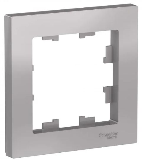 Рамка 1-м AtlasDesign алюм. SchE