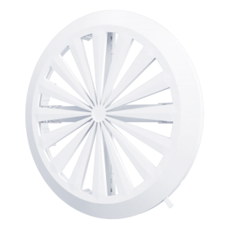 Решетка универсальная регул. D180 с фланцем D90-160 10RKU (Эра)