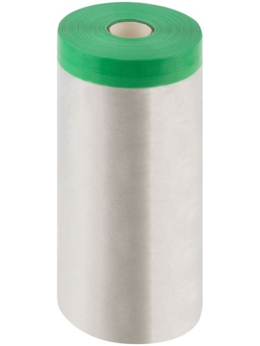 Укрывная пленка с ПЭ-лентой 0,55х25м статически заряжена 7мкр Clever Cover