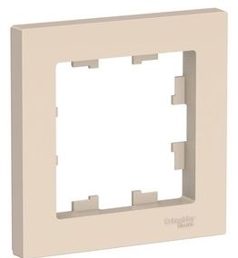 Рамка 1-м AtlasDesign беж. SchE