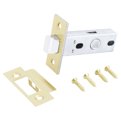 Защелка L45-8 SB мат.золото торц.планка 25мм б/ручек Аллюр