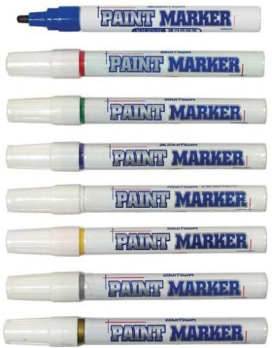 Маркер-краска Munhwa черный линия 4 мм