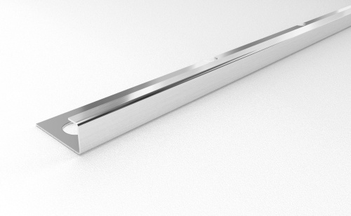 Профиль для кафеля внешний 10мм нерж. сталь К12НС(304).2700.001