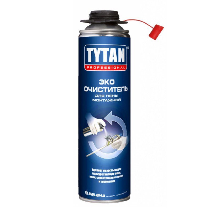 Очиститель монтажной пены Tytan ЭКО (0,500л) /12