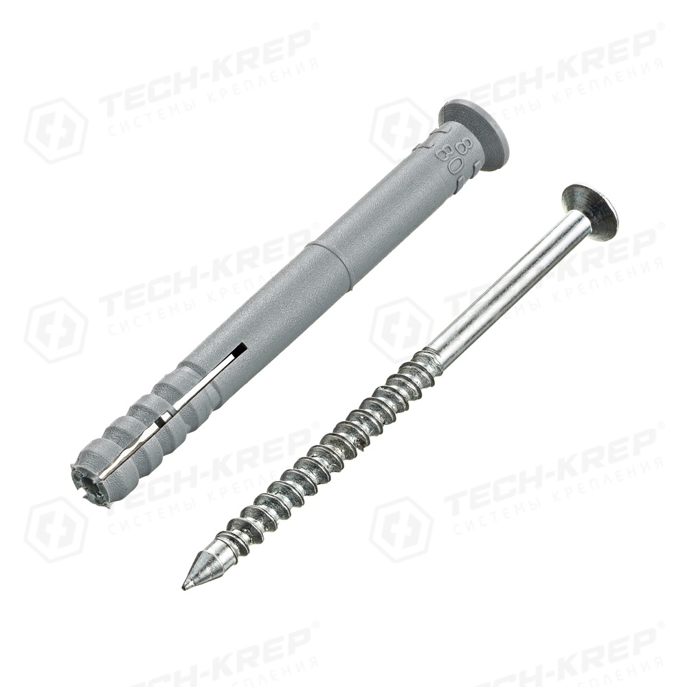 Дюбель - гвоздь потай 8х80 Тех-Креп