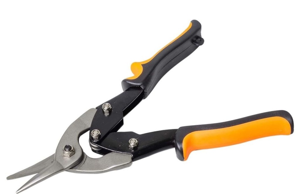 Ножницы по металлу 250 мм НМ-250R двухкомпонентная рукоятка Вихрь