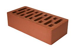 Кирпич КЕММА К-1,0 рядовой пустотелый терракот (250х120х65) /424