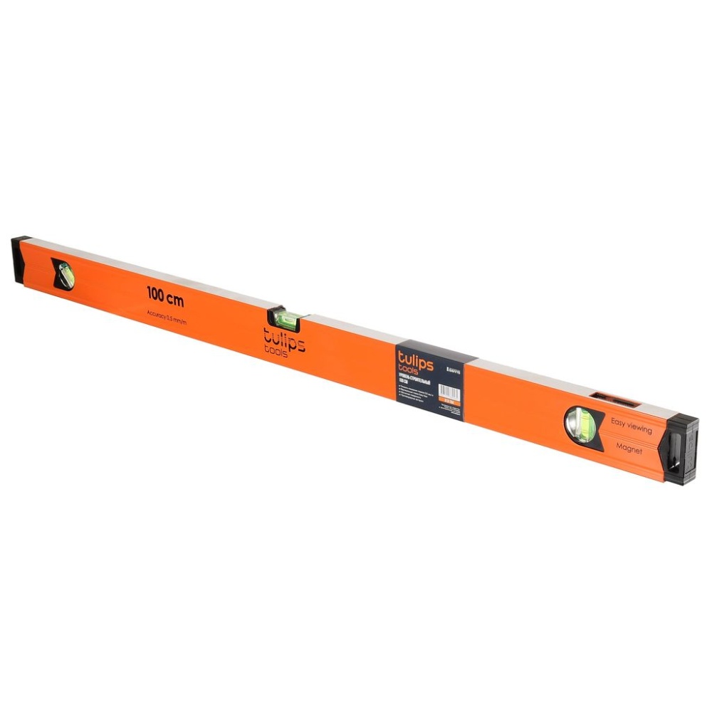 Уровень 1000 мм 3 глазка магнитная поверхность TULIPS