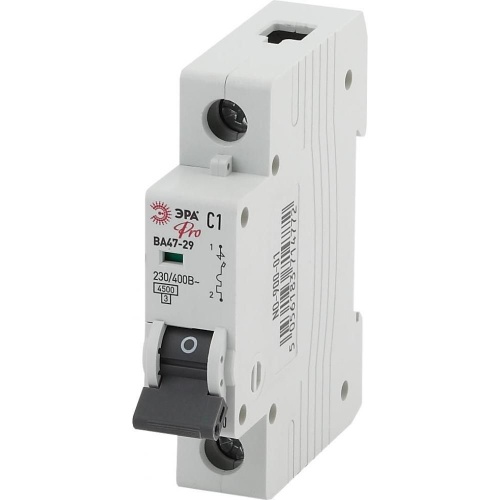 Выключатель автоматический NO-900-17 ВА47-29 1P 50А 4,5кА х-ка C ЭРА