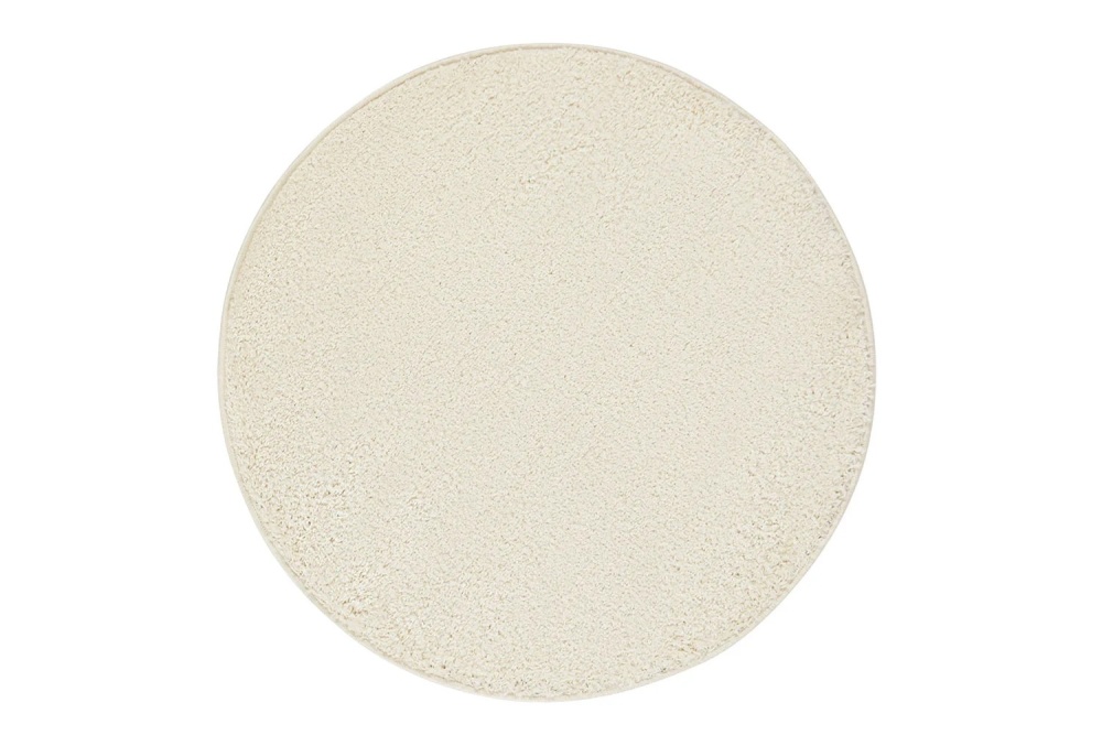 Ковер из иск. меха Roger 0.8*0.8 Beige (круг) (1уп=5шт)