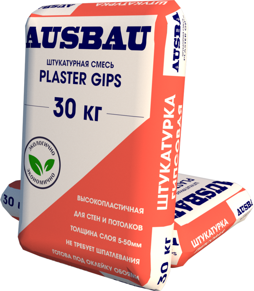 Штукатурка AUSBAU PLASTER GIPS (30 кг) /40