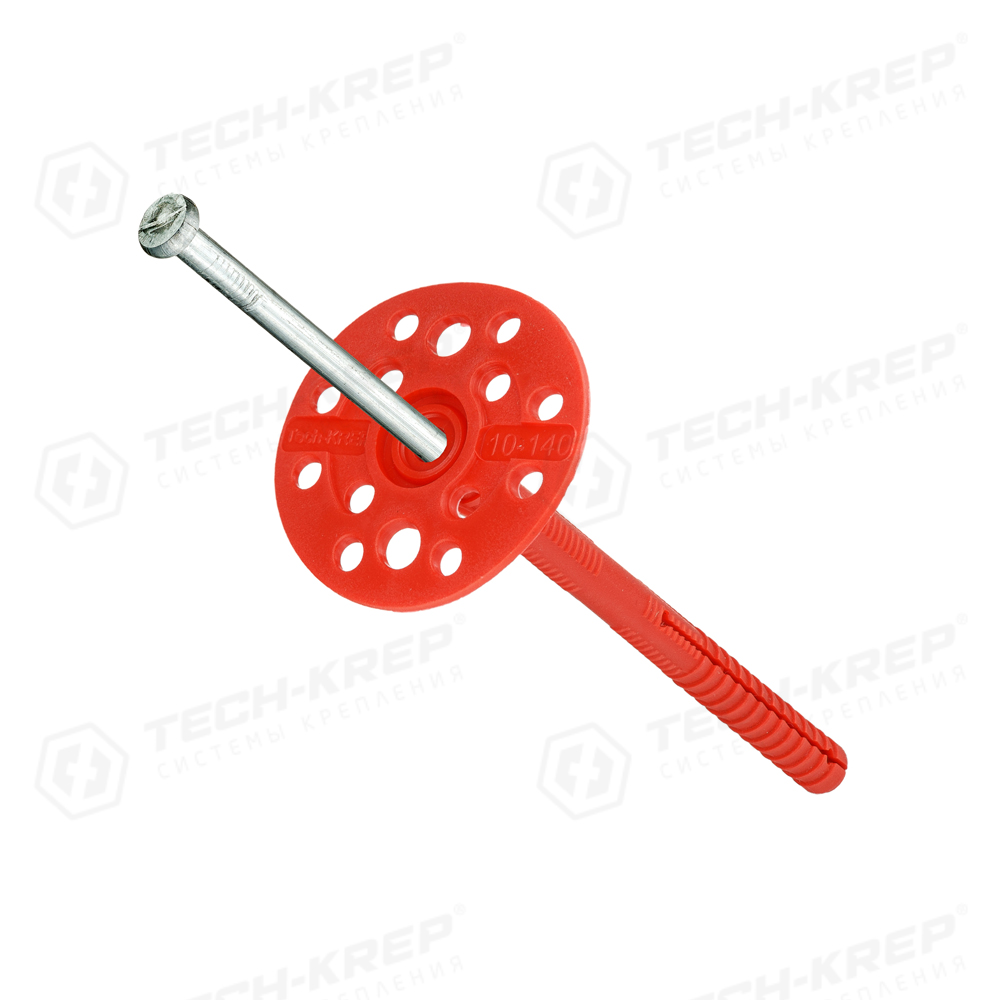 Дюбель для изоляции 10х140 с металлическим гвоздем IZM