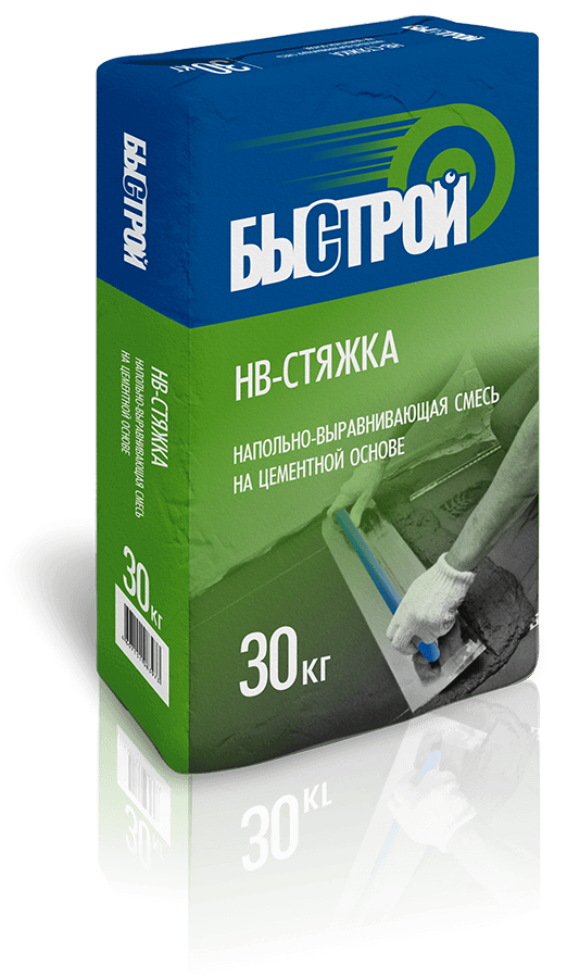 Пол стяжка БЫСТРОЙ НВ-Грубый ровнитель (30 кг) /48