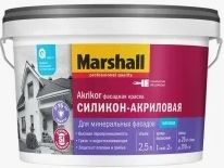 Краска силикон-акриловая фасадная AKRIKOR BW (2,5 л)