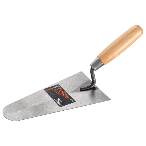 Кельма бетонщика 180 мм треугольная стальная/деревянная ручка TULIPS