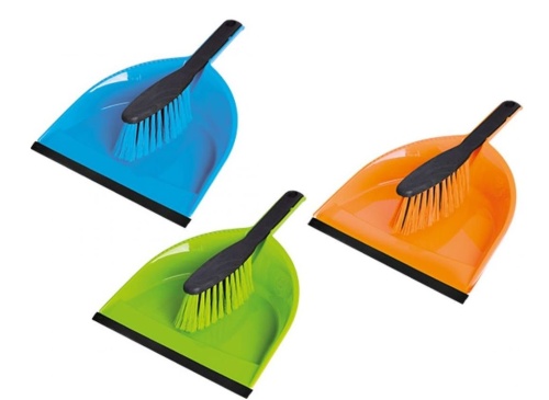 Сметка + совок с резинкой Клип Azur