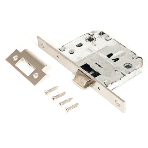 Защелка L7050 S SN мат.никель планка 18мм б/ручек с фиксатором Аллюр