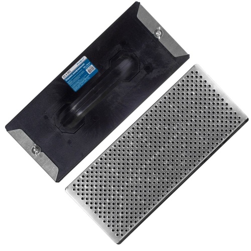 Терка 150 х 350 мм обдирочная пластиковая сменная металлическая рабочая часть