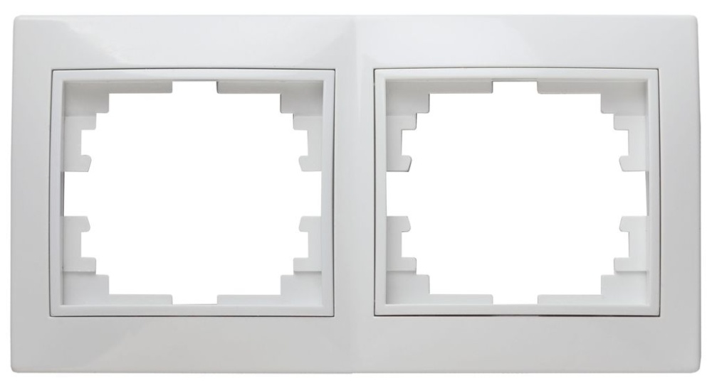 Рамка 2-м горизонт СУ Plano белый 1-502-01