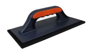 Терка 140 х 280 мм черная резина 2К EVA DECOR