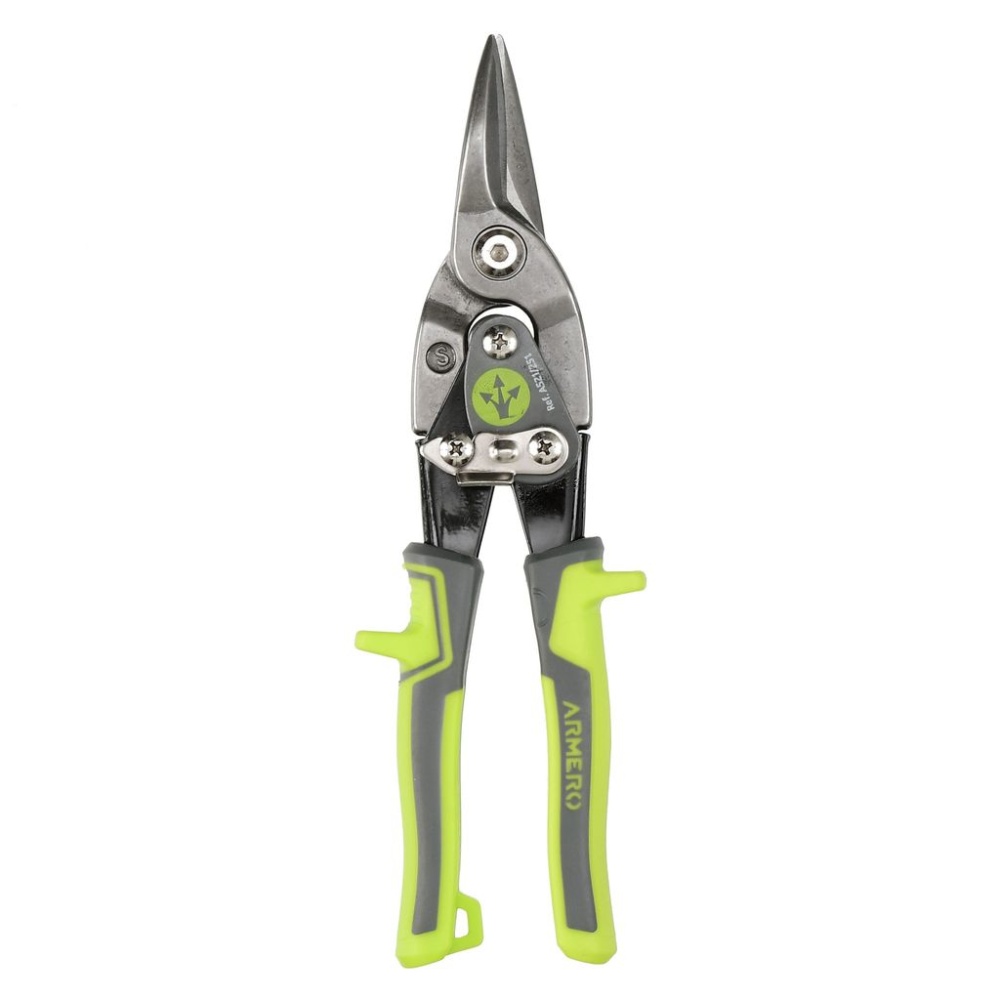 Ножницы по металлу 250 мм, пряморежущие, CrMo сталь, ARMERO