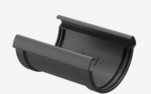 Соединитель желобов Lux графит