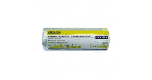 Пленка защитная с клейкой лентой 3,0х20м (25) 31817 БИБЕР