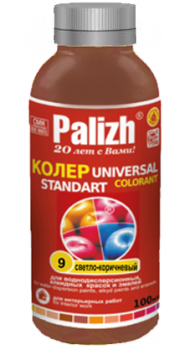 Колеровочная паста Палиж №09 - Светло - коричневый (0,1 л)