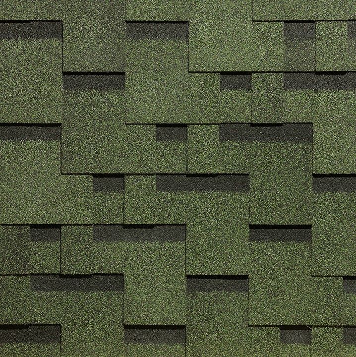 Черепица Docke EUROPA/MATRIX зеленый (1уп. 3м2) (42)