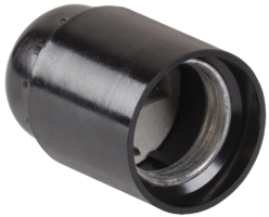 Патрон электрический подвесной Е27 Пкб27-04-К01 карболит черный IEK