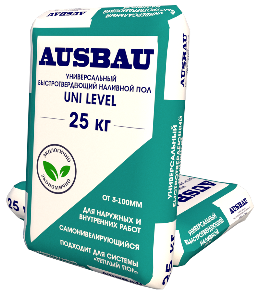 Пол универсальный AUSBAU UNI LEVEL БТ 3-100 мм (25 кг) /48