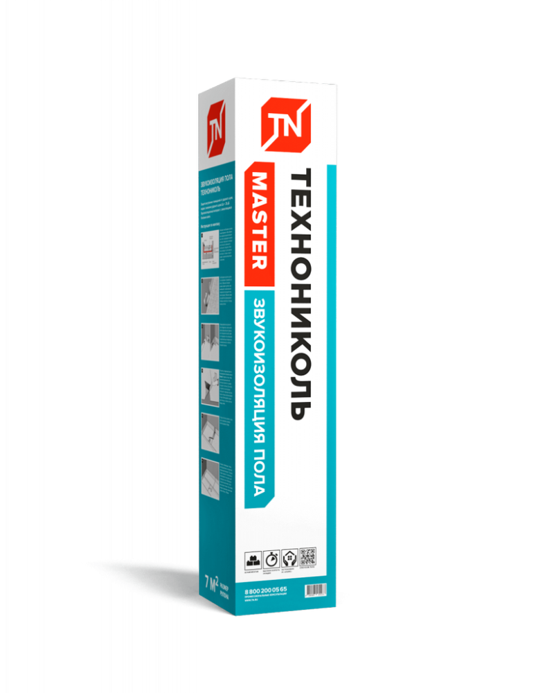 Звукоизоляция пола Технониколь 1х7м (7м2)