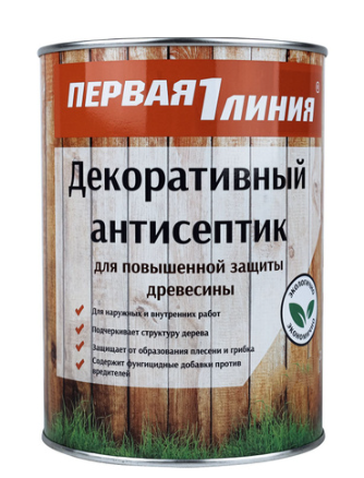 Антисептик декоративный Первая линия Тик (0,75 л) /14