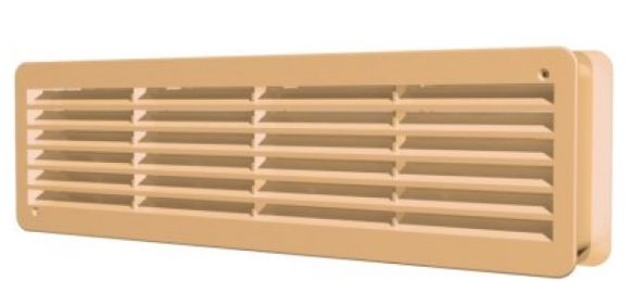 Решетка дверная 4409 ДП бежевая (Эковент)