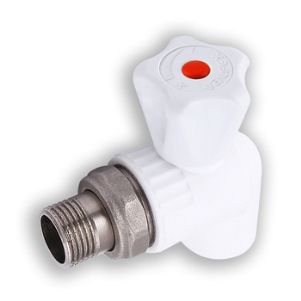 Кран радиаторный угловой НР 20-1/2 PPR Кран радиаторный угловой НР 20-1/2 PPR