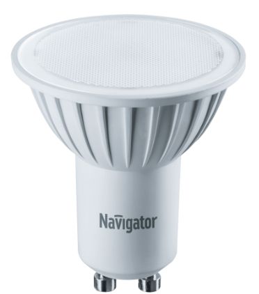 Лампа светодиодная 7 Вт GU10 3000К PAR16 теплый белая NAVIGATOR